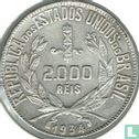 Brasilien 2000 Réis 1934 - Bild 1