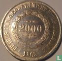Brazilië 2000 réis 1865 - Afbeelding 1