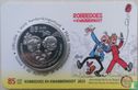 Belgium 5 euro 2023 (coincard - colourless) "85 years Spirou & Fantasio" - Image 2