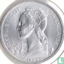 Côte française des Somalis 5 francs 1965 - Image 1