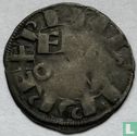 France 1 denier ND (1180-1223 - Arras - type 1) - Image 1