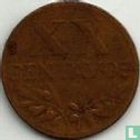 Portugal 20 centavos 1955 - Afbeelding 2