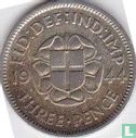 Verenigd Koninkrijk 3 pence 1944 (type 1) - Afbeelding 1