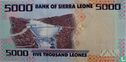 Sierra Leone 5.000 Leones  - Afbeelding 2