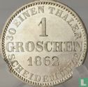 Hannover 1 groschen 1862 - Afbeelding 1