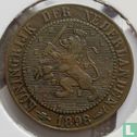 Netherlands 2½ cents 1898 (misstrike) - Image 1