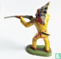Indian with small array aiming with rifle (yellow red) - Image 3