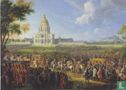Louis XIV (1638-1715) and his Entourage -Visting Les Invalides, 26 August 1706 - Afbeelding 1