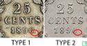 Netherlands 25 cents 1890 (type 1) - Image 3
