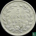 Netherlands 5 cents 1879 - Image 1