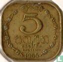 Ceylon 5 cents 1965 - Image 1