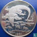 Jamaica 10 dollars 1981 (PROOF) "American crocodile" - Image 1