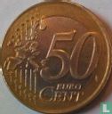 Pays-Bas 50 cent 2002 (fauté - sur 1 euro) - Image 2