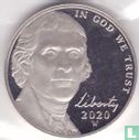 United States 5 cents 2020 (PROOF - W) - Image 1