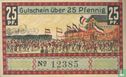 Sudenbrarup, Gemeinde - 25 Pfennig (1) ND (1921) - Afbeelding 2