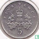 Verenigd Koninkrijk 5 pence 1999 - Afbeelding 2