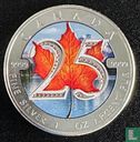 Canada 5 dollars 2013 (gekleurd) "25th anniversary Maple Leaf" - Afbeelding 2