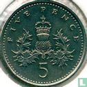 Verenigd Koninkrijk 5 pence 1995 - Afbeelding 2