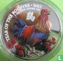 United Kingdom 2 pounds 2017 (coloured) "Year of the Rooster" - Image 1