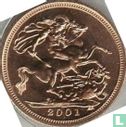 United Kingdom ½ sovereign 2001 - Image 1