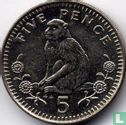Gibraltar 5 pence 1988 (AA) - Image 2
