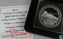 Gibraltar 20 pounds 2014 (PROOF) "310th anniversary of the capture of Gibraltar" - Afbeelding 3