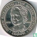 Gibraltar 1 crown 1990 "90th birthday of Queen Mother" - Image 2