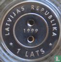 Lettonie 1 lats 1999 (BE) "Millennium" - Image 1