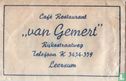 Café Restaurant "Van Gemert" - Bild 1