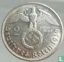 Duitse Rijk 2 reichsmark 1939 (G) - Afbeelding 1