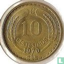 Chili 10 centesimos 1970 - Afbeelding 1
