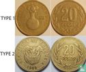 Colombie 20 pesos 1989 (type 1) - Image 3