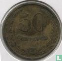 Colombie 50 centavos 1928 (monnaie de léproserie) - Image 2