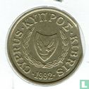 Zypern 10 Cent 1992 (Prägefehler) - Bild 1