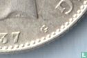 Schweden 1 Krona 1937 (gebrochenes Münzzeichen G) - Bild 3