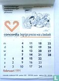 Concordia Kalender 1991 [met opdruk tussenpersoon] - Image 2