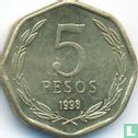 Chili 5 pesos 1998 - Image 1