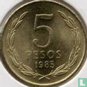 Chili 5 pesos 1985 - Image 1