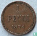 Finlande 1 penni 1874 - Image 1