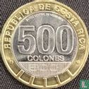 Costa Rica 500 colones 2023 (colourless) "175 years Foundation of the Costa Rican Republic" - Image 2