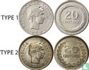 Colombie 20 centavos 1969 (type 1) - Image 3