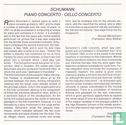 Schumann   Piano Concerto - Cello Concerto - Afbeelding 4