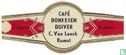 CAFË DONKEREN DUIVER C. Van Loock Rumst - Sigaren - Romono - Afbeelding 1