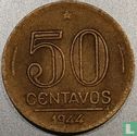 Brazilië 50 centavos 1944 (zonder OM) - Afbeelding 1