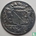 VOC 1 duit 1754 (Utrecht - silver) - Image 2