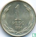 Chili 1 peso 1984 - Image 1