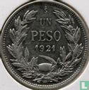 Chile 1 peso 1921 - Image 1