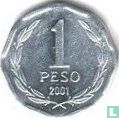 Chili 1 peso 2001 - Afbeelding 1