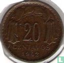 Chili 20 centavos 1942 - Afbeelding 1