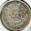 Chile 5 centavos 1907 (type 1) - Image 1